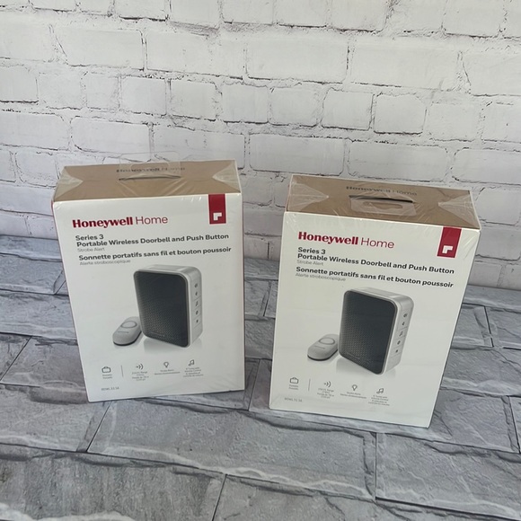 New Honeywell (2)   Home series 3 portable wireless doorbell and push button - Picture 2 of 6